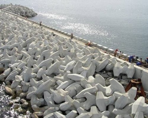 تولید موج شکن ساحلی
